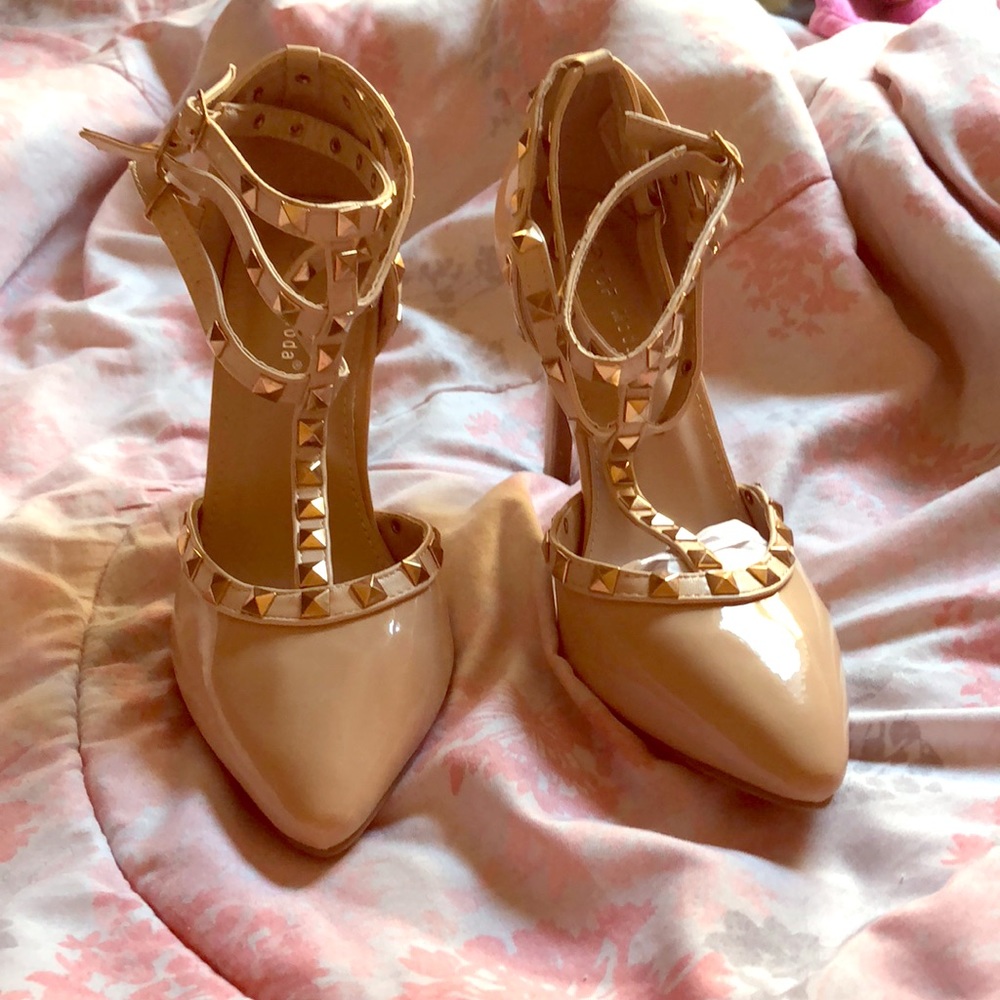 Studded heels